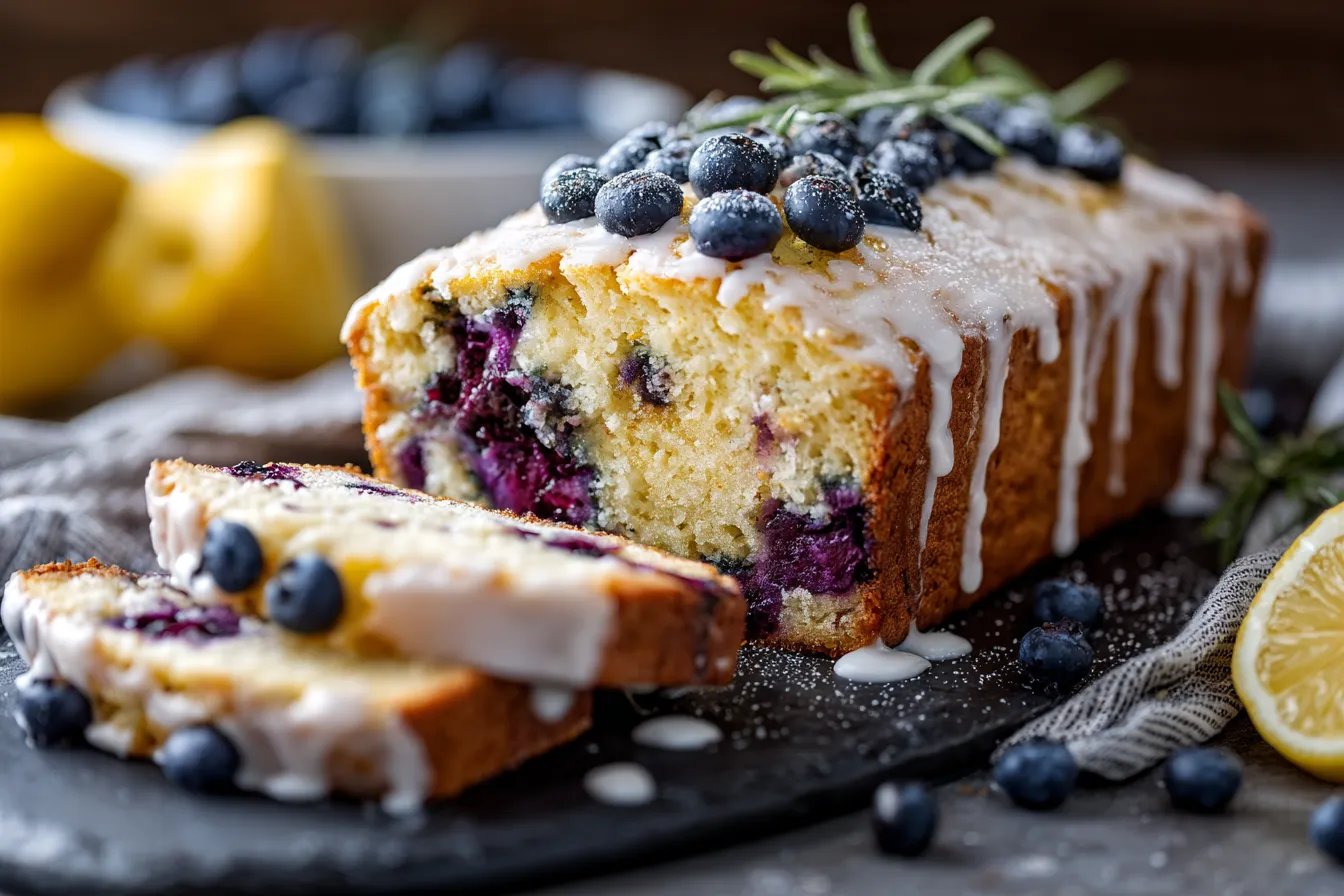 Lemon Blueberry Zucchini Bread