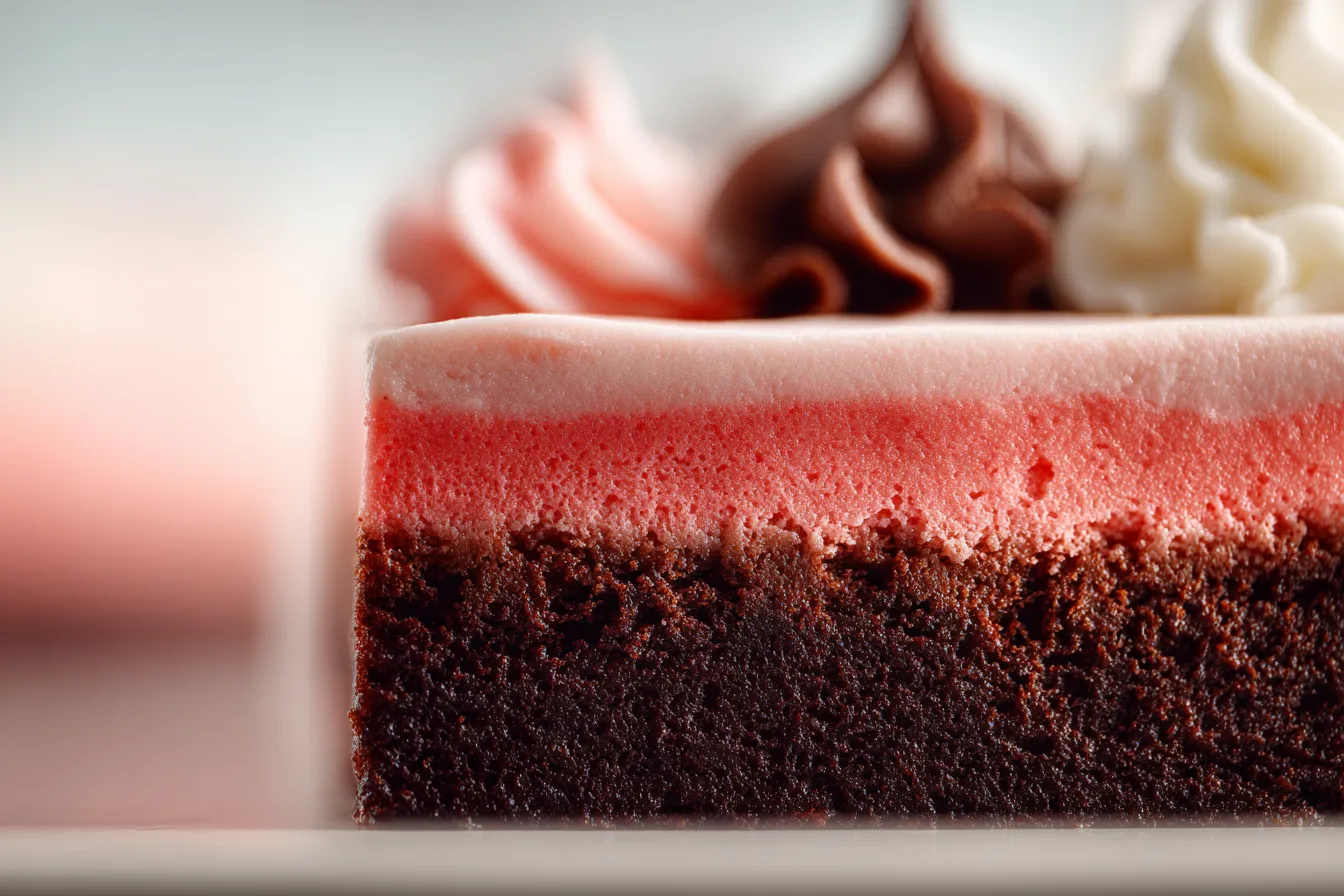 Delicious Neapolitan Sheet Cake Recipe Easy Irresistible 5 Neapolitan Sheet Cake upscaled 689c38e2e50fd