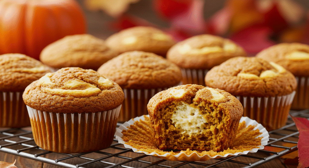 Pumpkin Cream Cheese Muffins That Actually Taste Like Fall 4 Pumpkin Cream Cheese Muffins