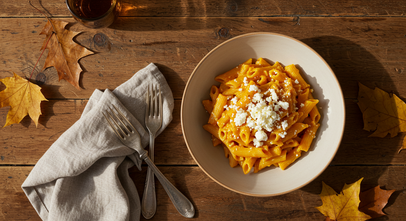 Pumpkin Pasta with Feta: A Cozy, Creamy Comfort Classic 1 Pumpkin Pasta with Feta