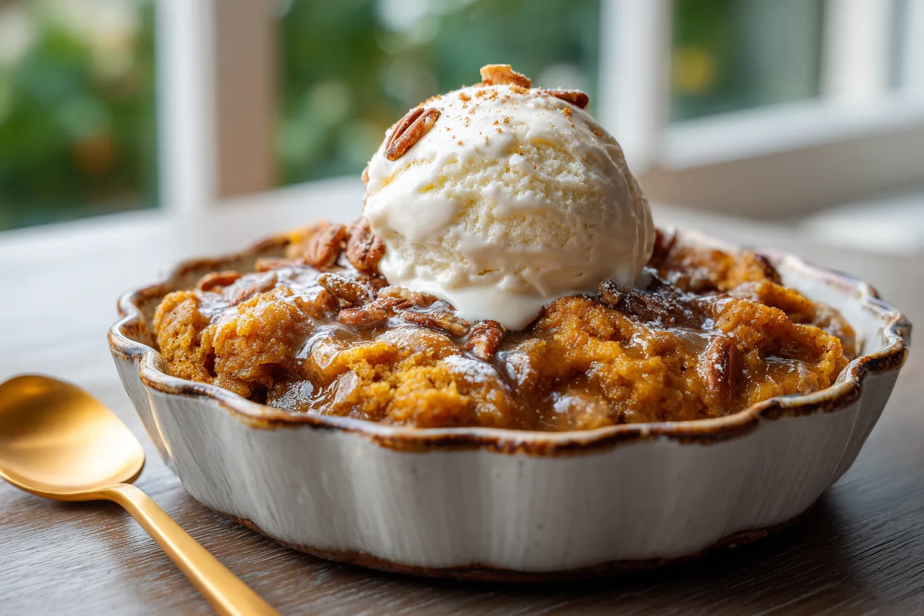 Irresistible Pumpkin Cobbler Recipe Falls Delightful Dessert 3 Pumpkin Cobbler upscaled 68a67e566fd9c