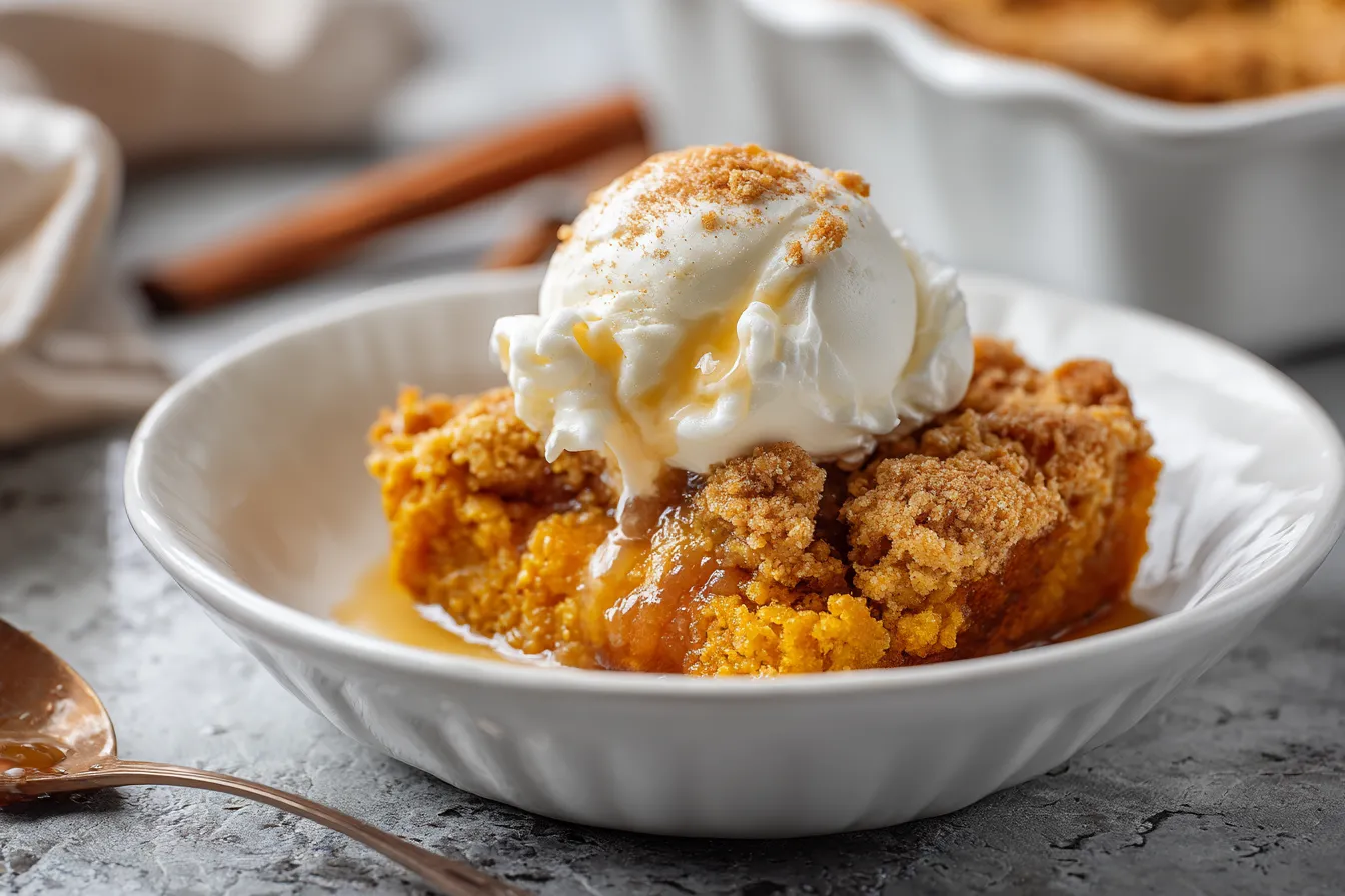 Irresistible Pumpkin Cobbler Recipe Falls Delightful Dessert 2 Pumpkin Cobbler upscaled 68a67f46d7548