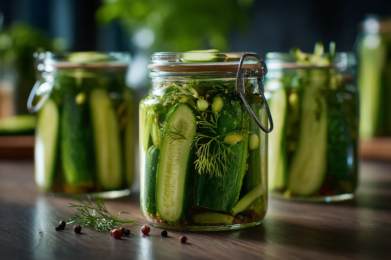 Zesty Quick Pickled Cucumbers - Refrigerator Pickles 4 Quick Pickled Cucumbers upscaled 688c82535048d