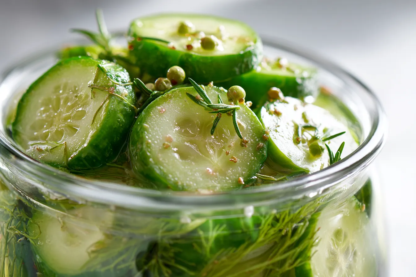 Zesty Quick Pickled Cucumbers - Refrigerator Pickles 3 Quick Pickled Cucumbers upscaled 688c82c669228