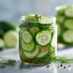 Zesty Quick Pickled Cucumbers - Refrigerator Pickles 5 Quick Pickled Cucumbers - Refrigerator Pickles