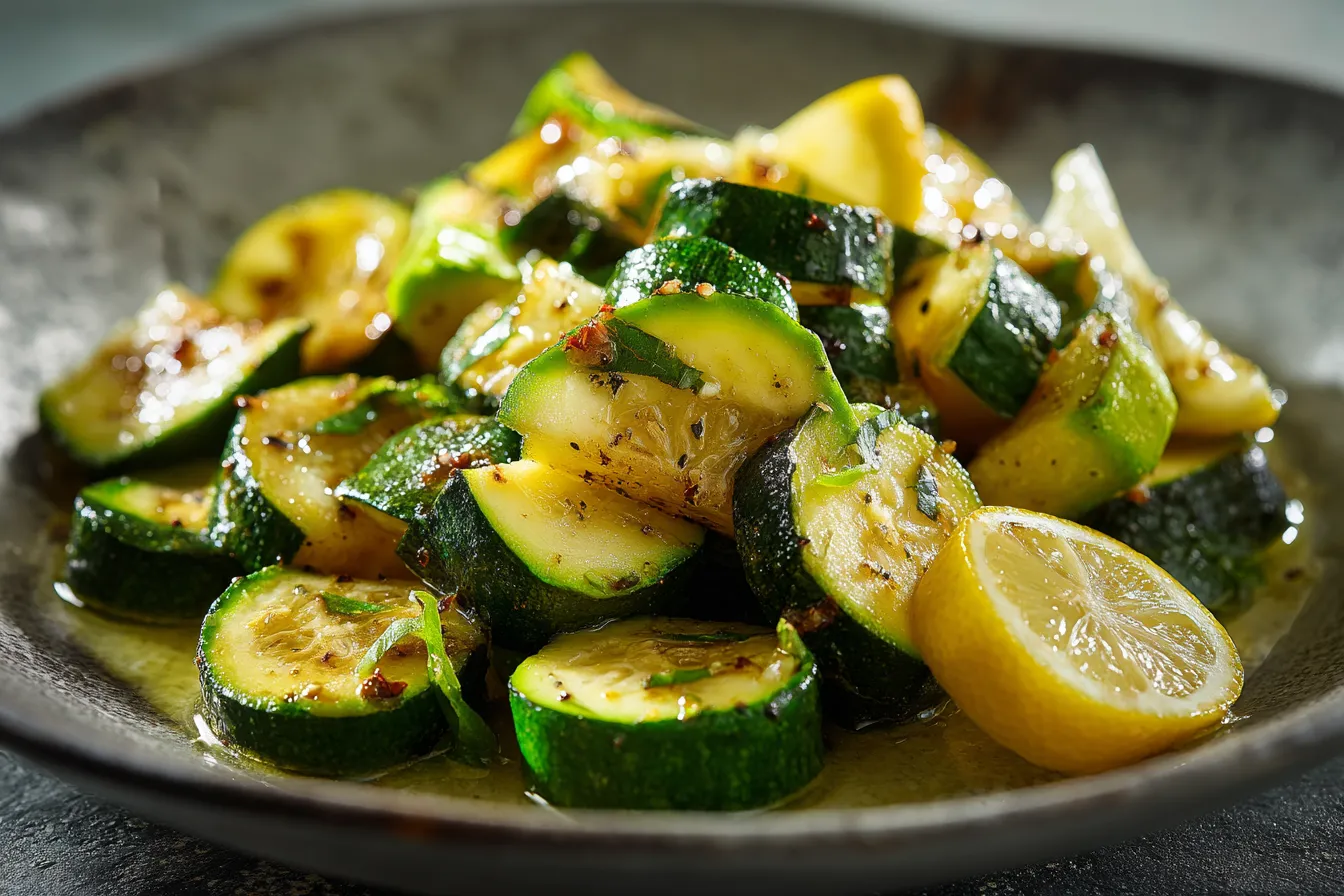 Luscious Sautéed Zucchini with Lemon Easy Recipe 4 Saut ed Zucchini with Lemon upscaled 688ca04fa033c