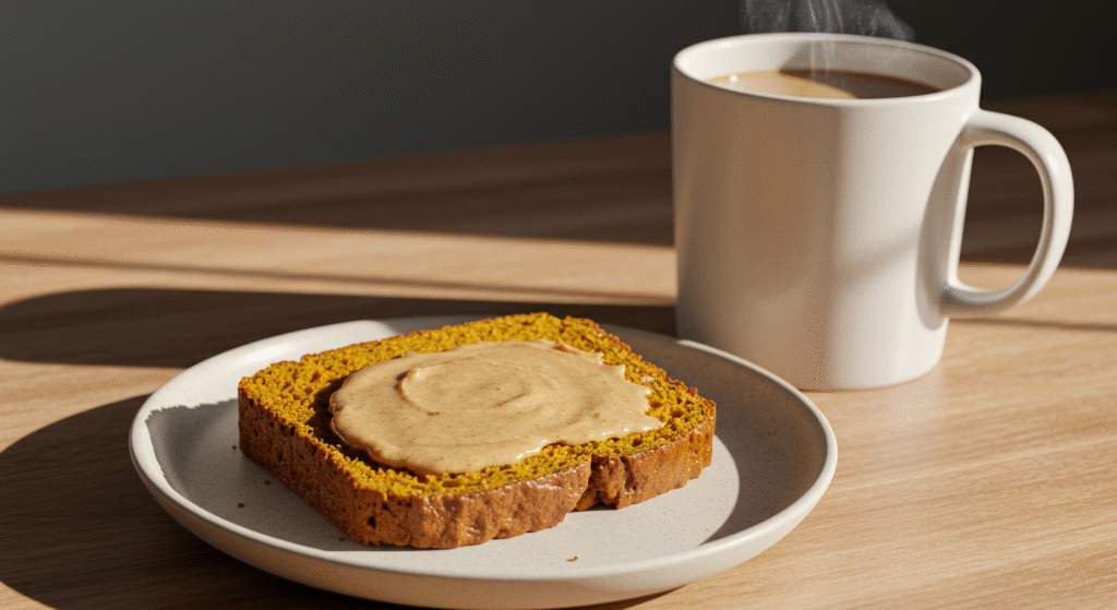 Serving-Protein Pumpkin Bread-2
