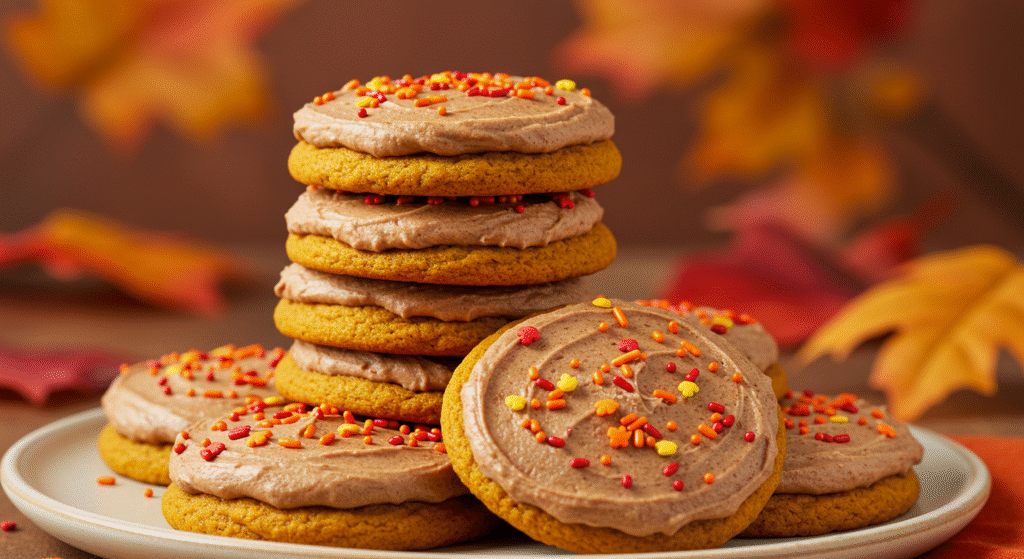 Soft Pumpkin Cookies with Cinnamon Frosting (Melt-in-Your-Mouth Fall Favorite) 4 Soft Pumpkin Cookies with Cinnamon Frosting
