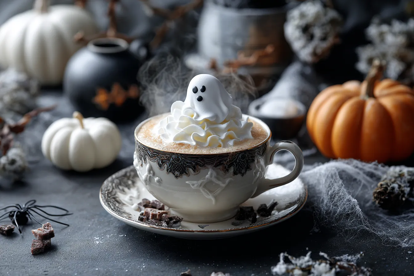 Hauntingly Delicious Spooky White Chocolate Mocha Recipe 5 Spooky White Chocolate Mocha upscaled 689b4c6670bd7