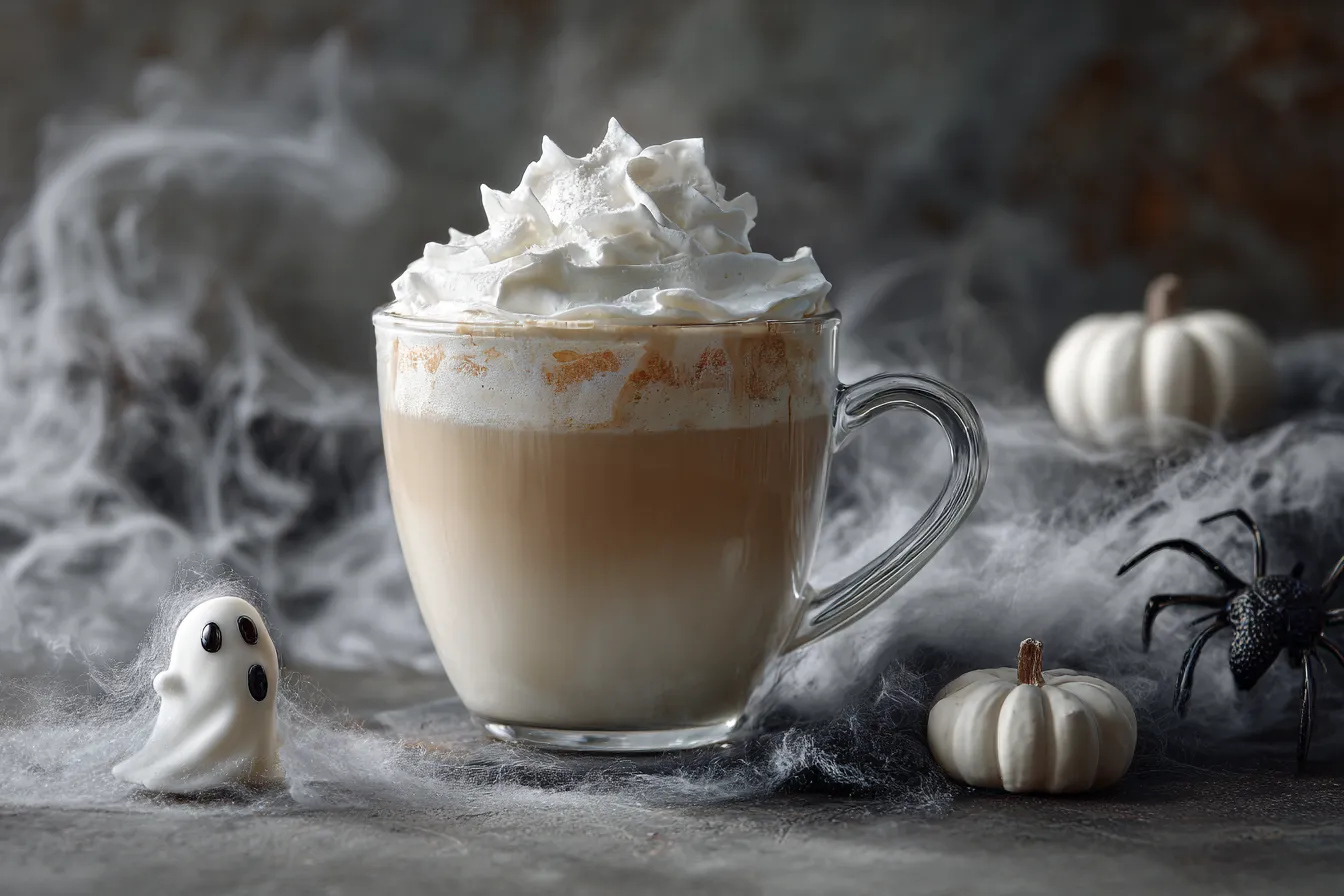 Hauntingly Delicious Spooky White Chocolate Mocha Recipe Spooky White Chocolate Mocha - aka Ghost Mocha