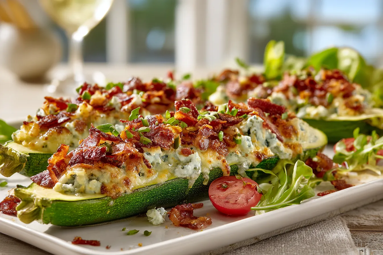 Stuffed Zucchini Boats from Taste of Home