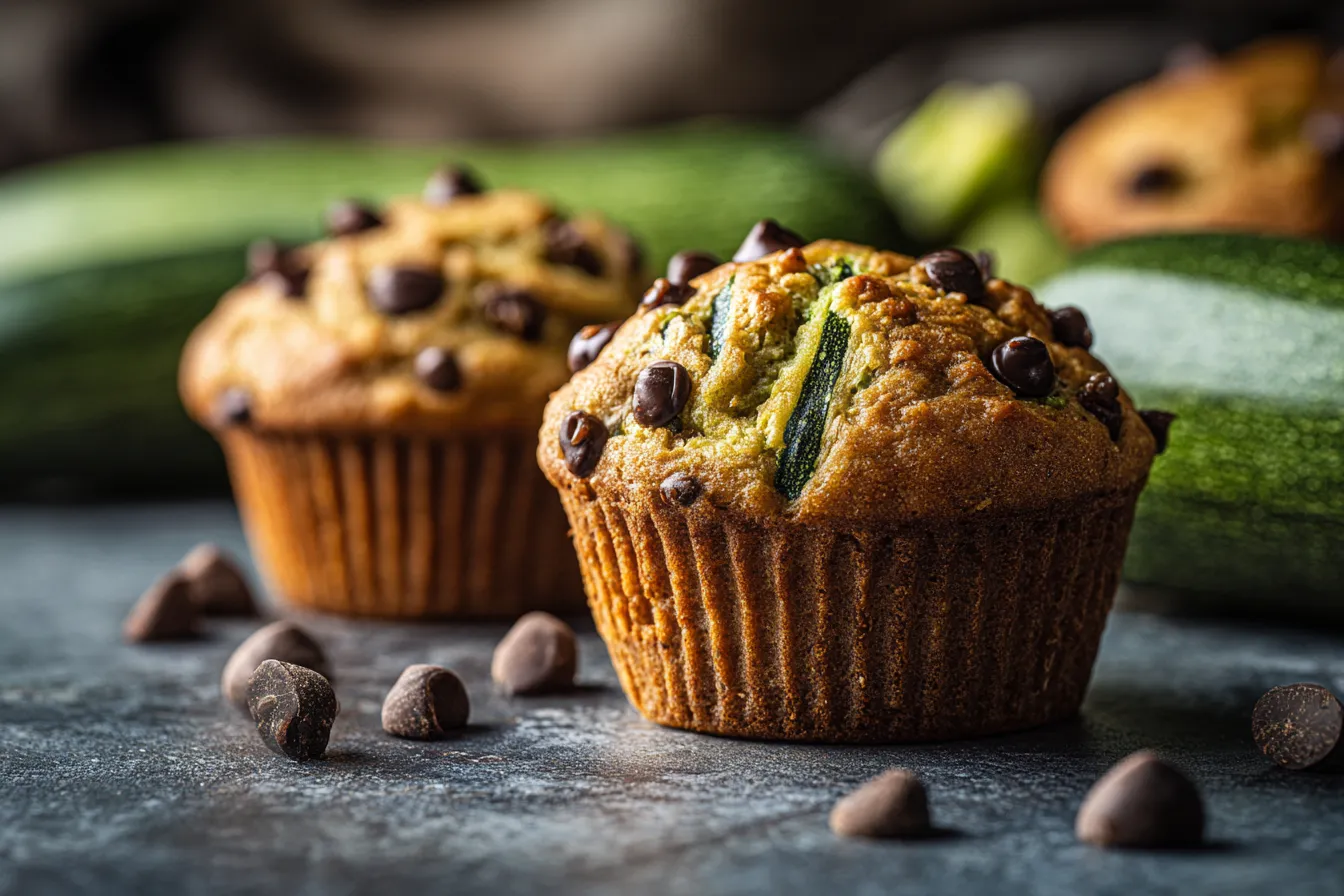 Zucchini Muffins with Chocolate upscaled 68927fd2b4618