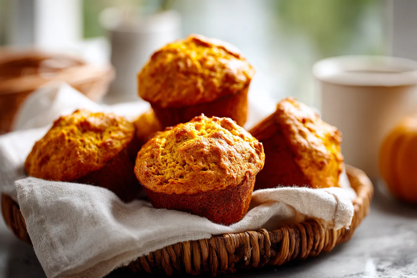 3 Ingredient Pumpkin Muffins upscaled 68c1957fd784a
