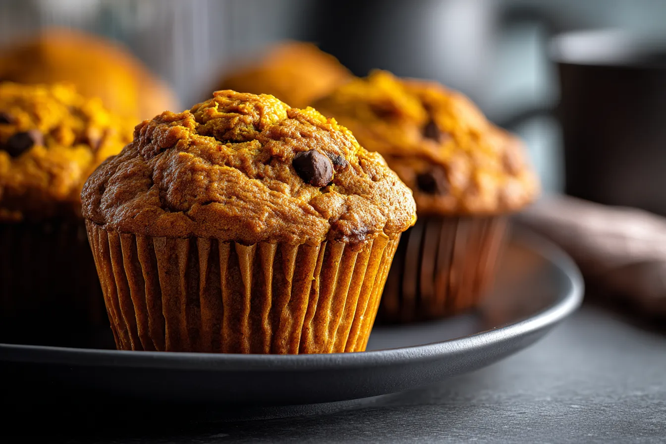 3 Ingredient Pumpkin Muffins