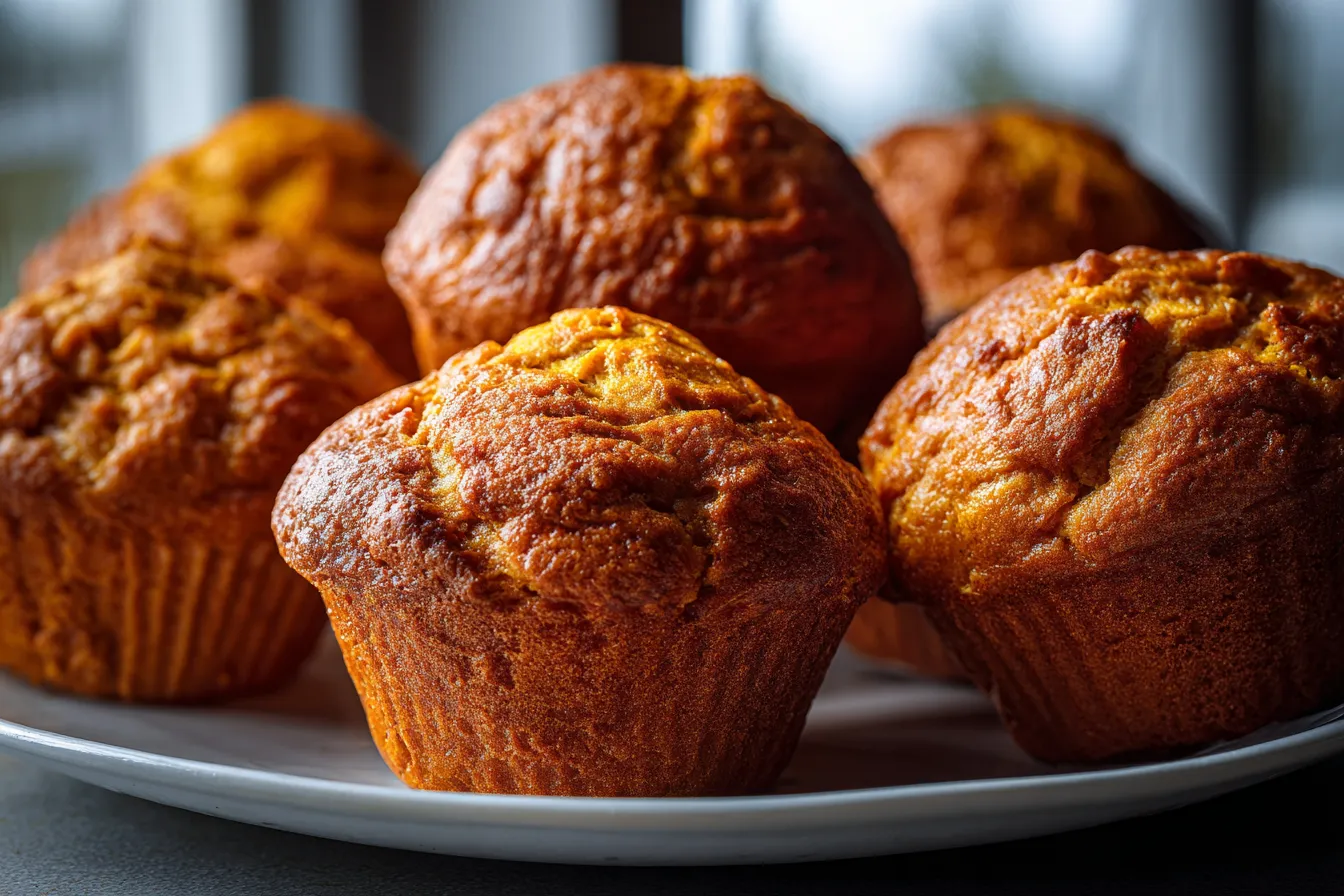 3 Ingredient Pumpkin Muffins upscaled 68c1966f3b91b