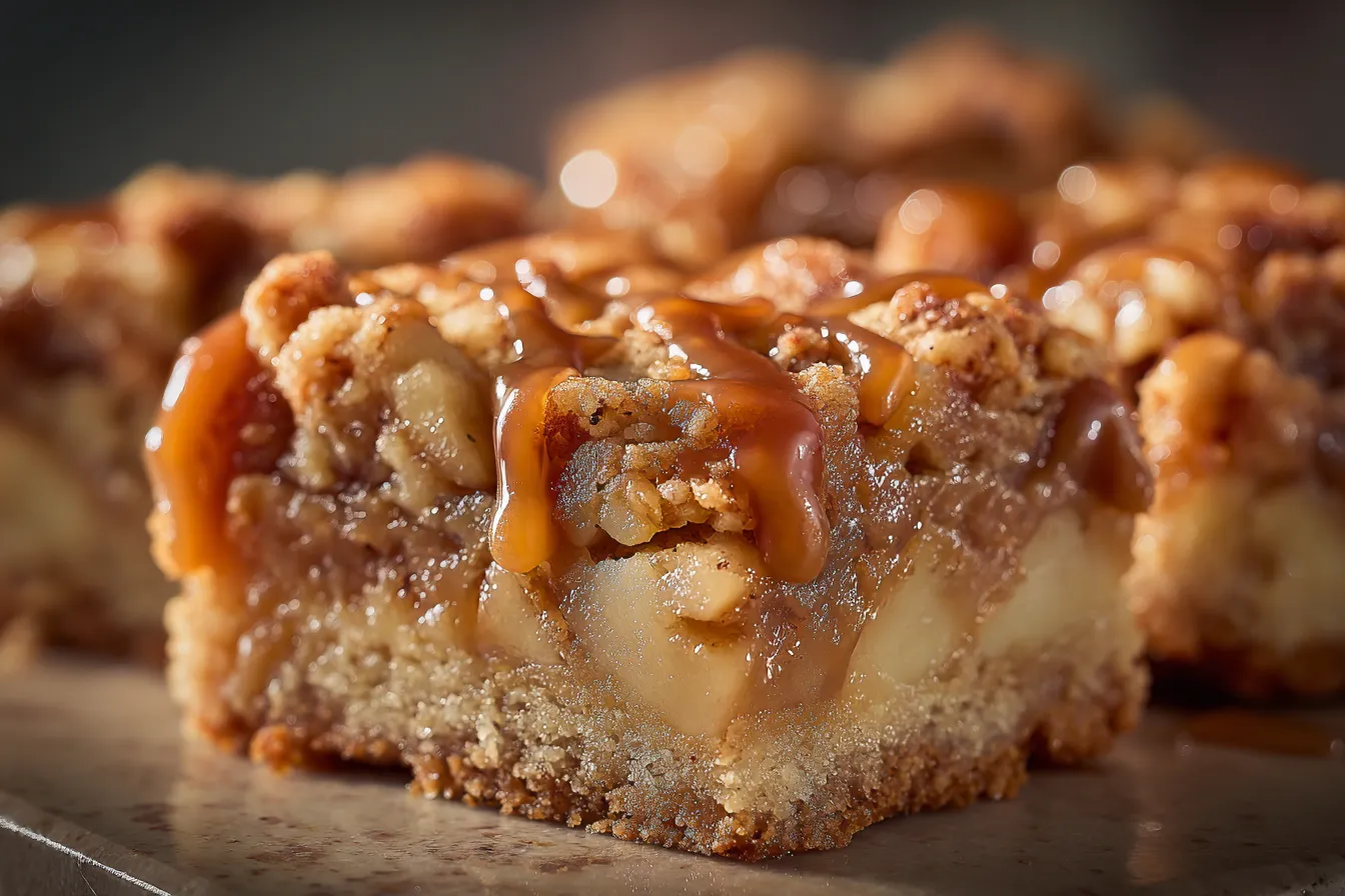 Caramel apple bars, Apple bars, Candy apple bars
