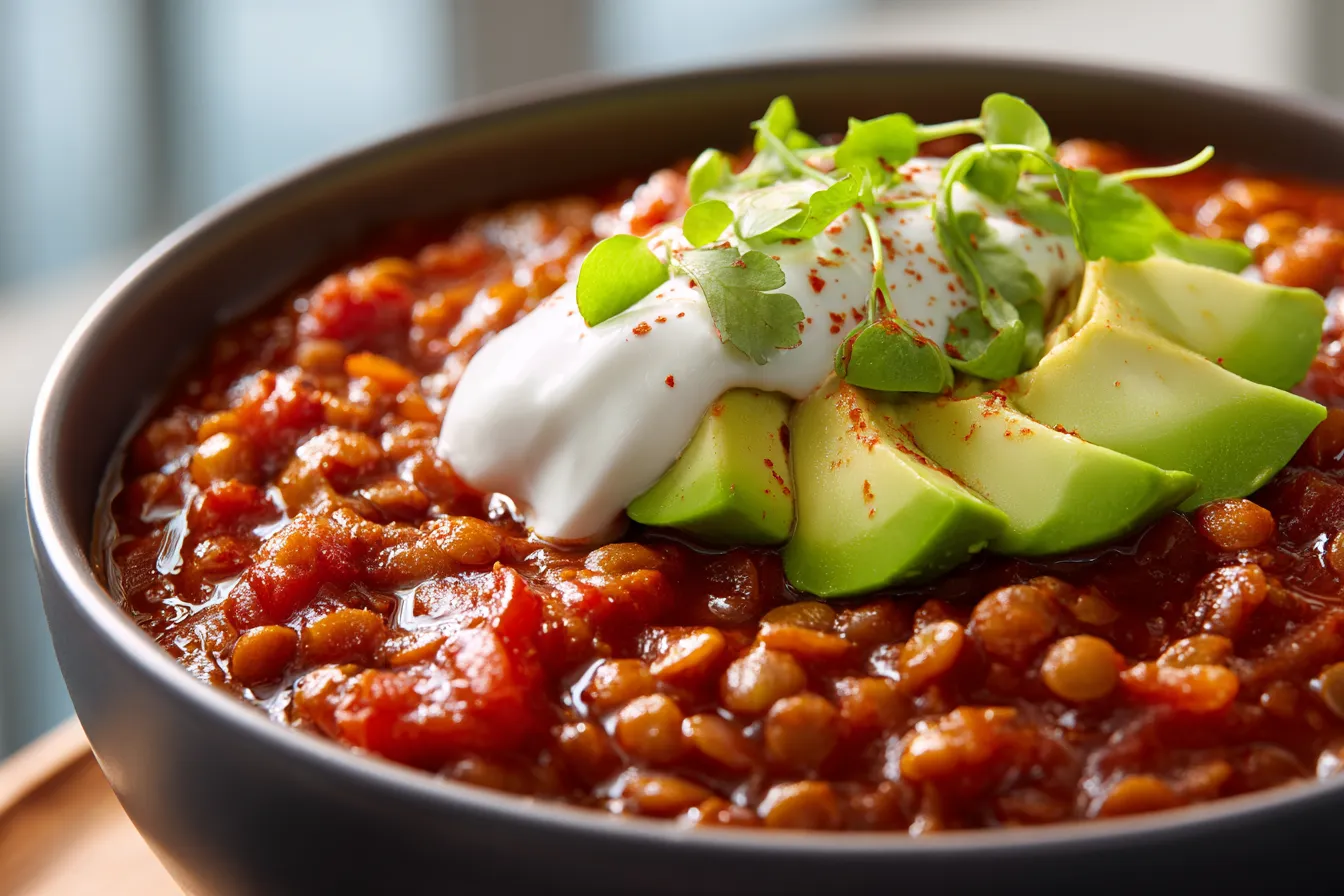 Irresistible CrockPot Lentil Taco Chili Easy Healthy Delight 3 Crock Pot Lentil Taco Chili upscaled 68ceb5bb8bf5c