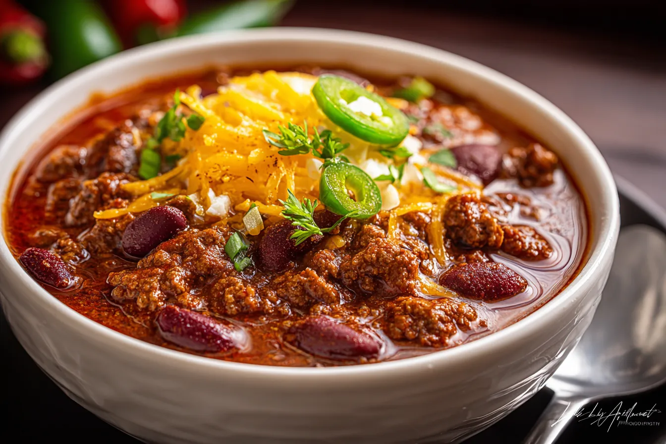 Crockpot Classic Chili Great for Winter