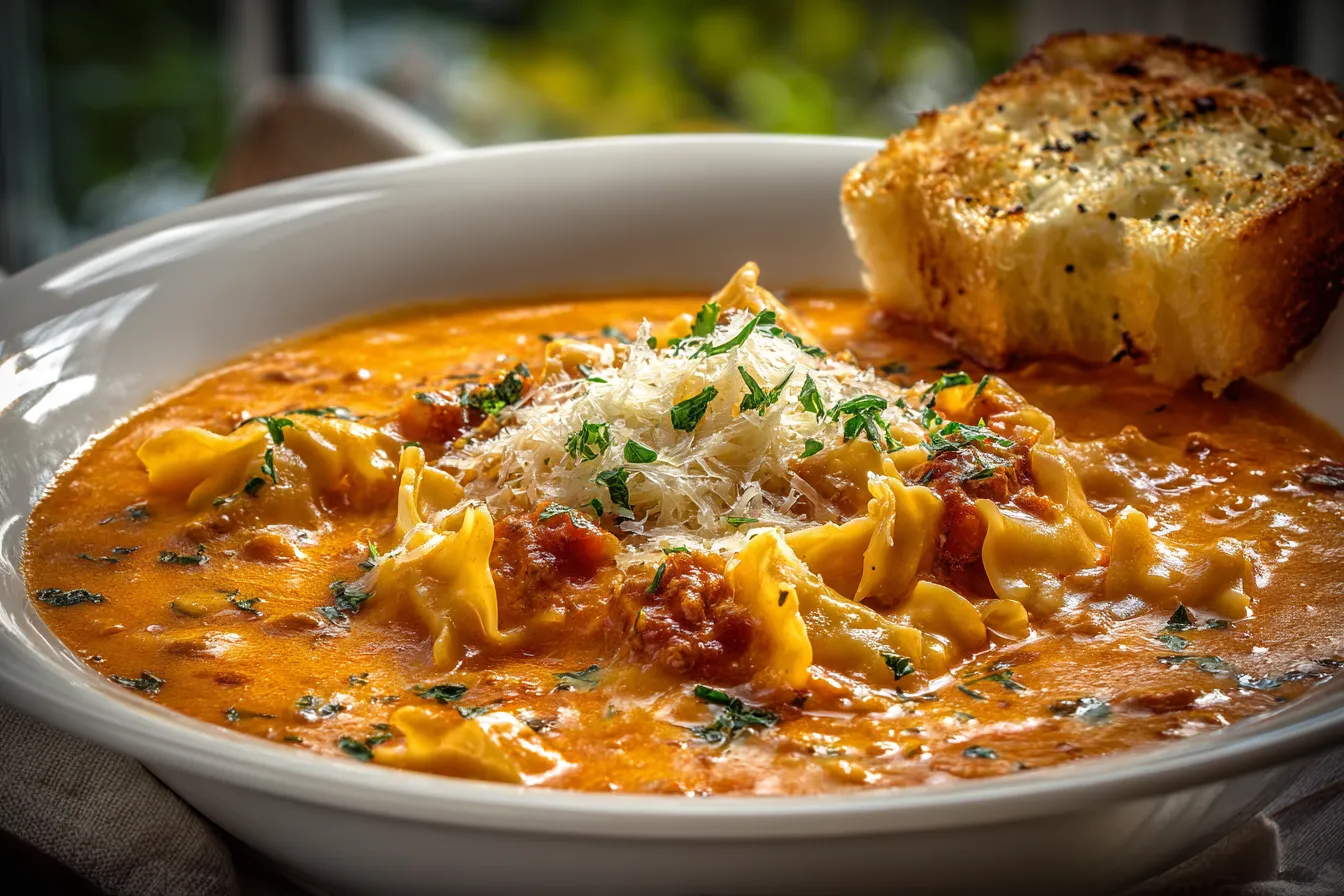 Easy Creamy Lasagna Soup Quick Delicious Comforting Recipe 4 Easy Creamy Lasagna Soup upscaled 68c9931f8da6d