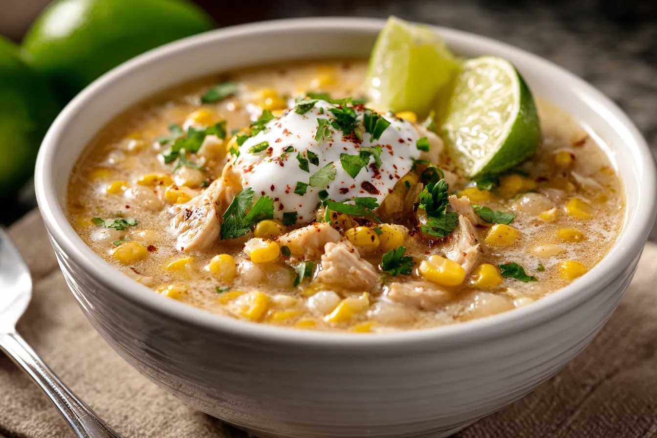 Ultimate Easy Mexican Street Corn White Chicken Chili Recipe 4