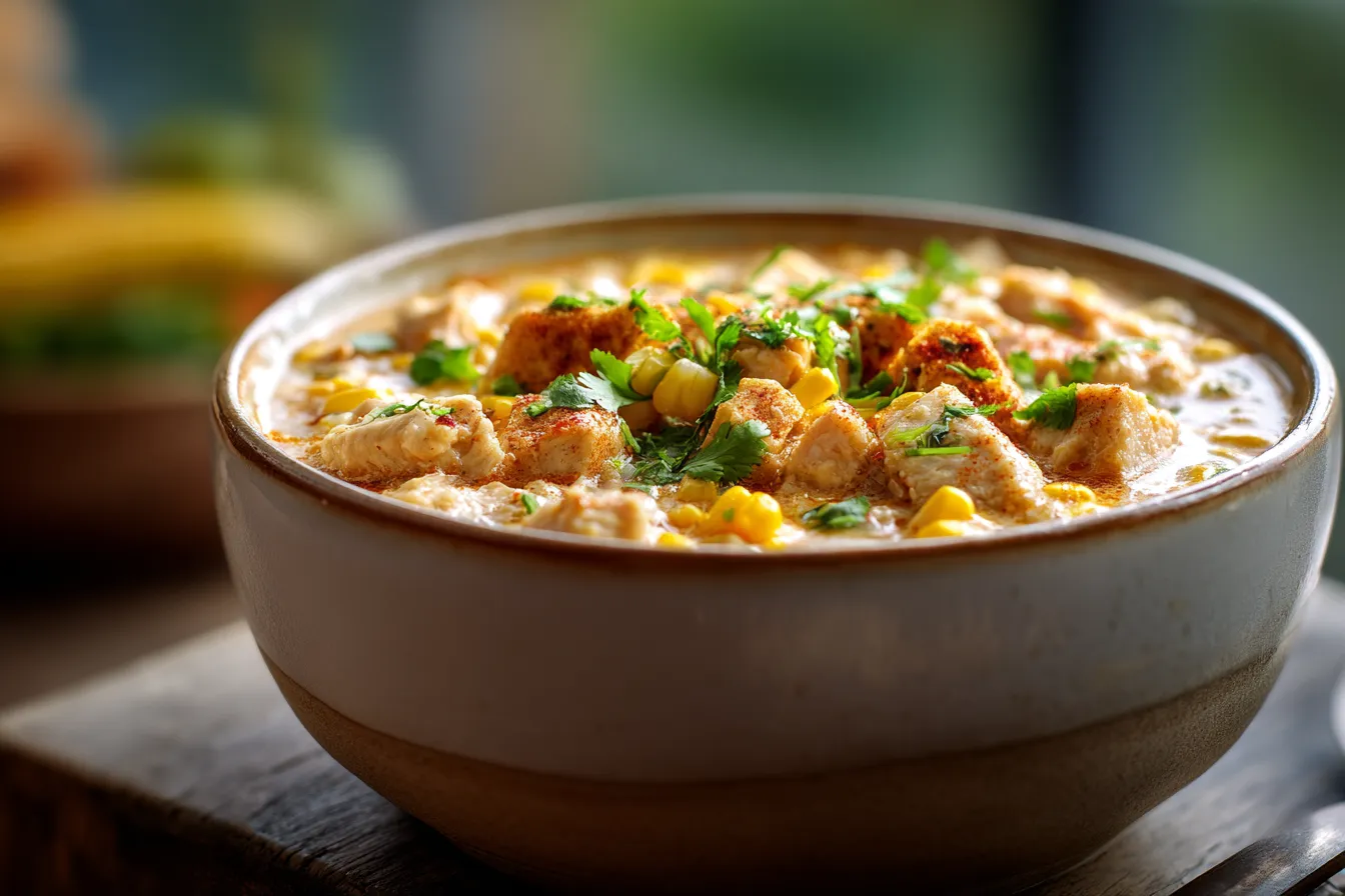 Ultimate Easy Mexican Street Corn White Chicken Chili Recipe 1 Easy Mexican Street Corn White Chicken Chili Recipe