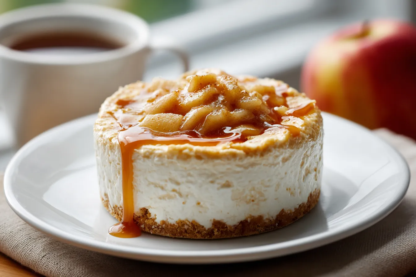 Irresistible Easy Caramel Apple Cheesecake Dip Recipe 2 Easy caramel apple cheesecake upscaled 68c2917383f77