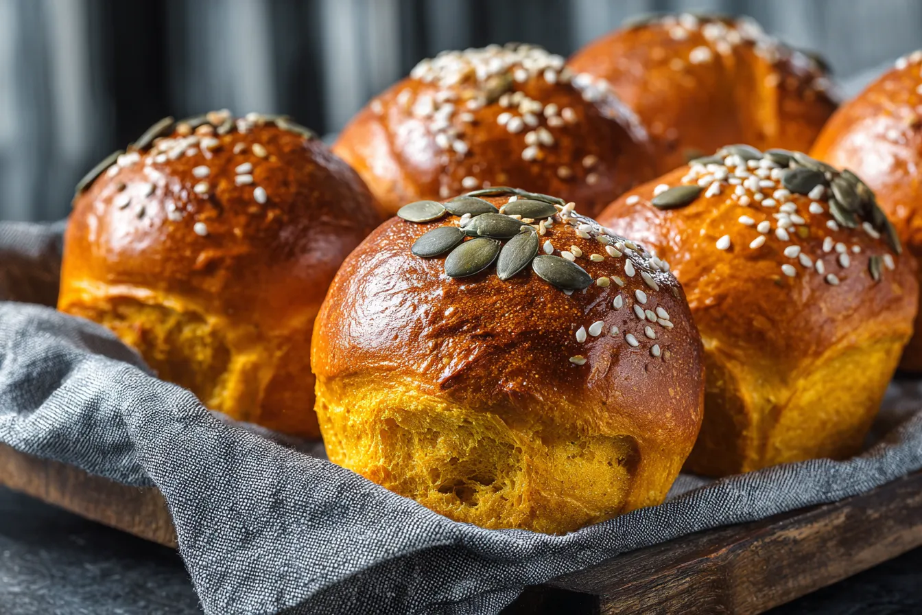 Festive Pumpkin Bread Rolls upscaled 68d52fb351b2c