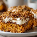 Healthy Pumpkin Oatmeal Bars Fluffy & Moist