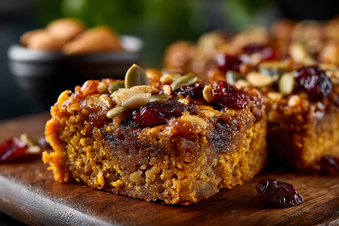 Healthy Pumpkin Oatmeal Bars upscaled 68b9576a295cb
