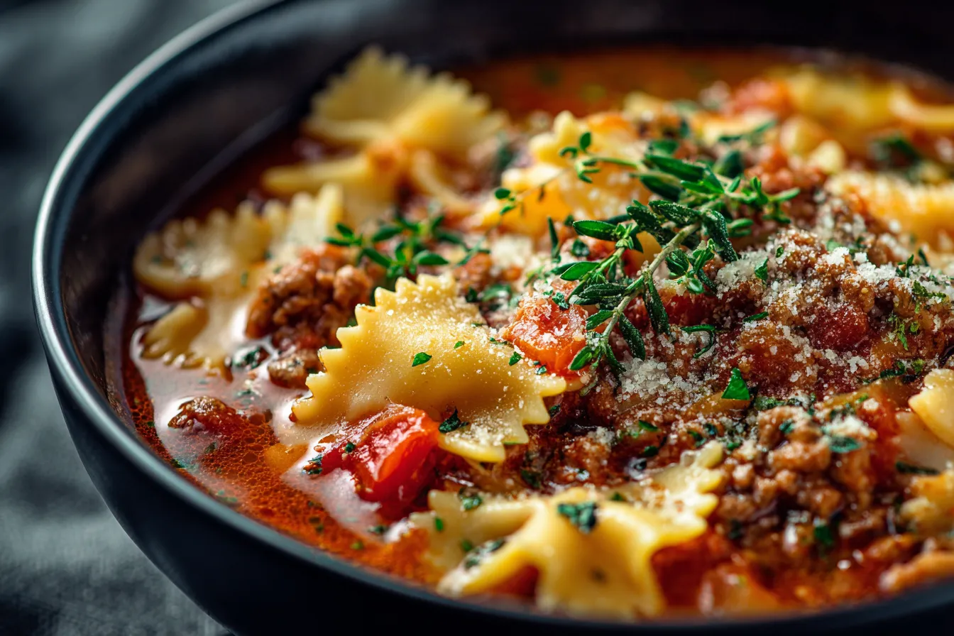 Hearty Lasagna Soup Simple OnePot Wonder Recipe Enjoy 3 Hearty Lasagna Soup Easy upscaled 68c1cc9391484