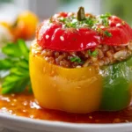 High Protein Stuffed Pepper Soup