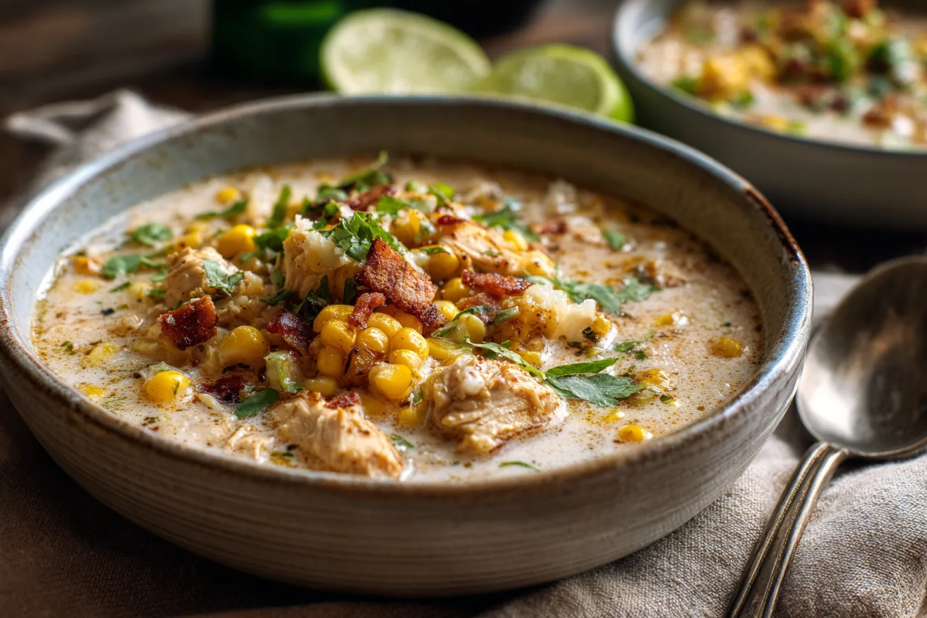 Mexican Street Corn White Chicken Chili