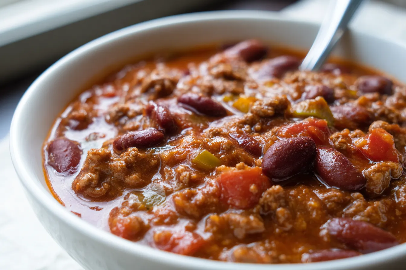 Ultimate No Bean Crockpot Chili Recipe Delicious Easy 2 No Bean Crockpot Chili upscaled 68b98f324466e