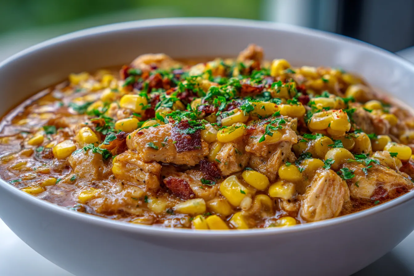 Delicious Street Corn Chicken Chili Quick Flavorful Recipe 4 Street Corn Chicken Chili upscaled 68c97dcbdc0b6