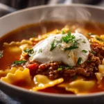 The BEST Lasagna Soup