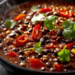 Hearty Vegan Black Bean Lentil Chili for Ultimate Flavor 5 Vegan Black Bean & Lentil Chili