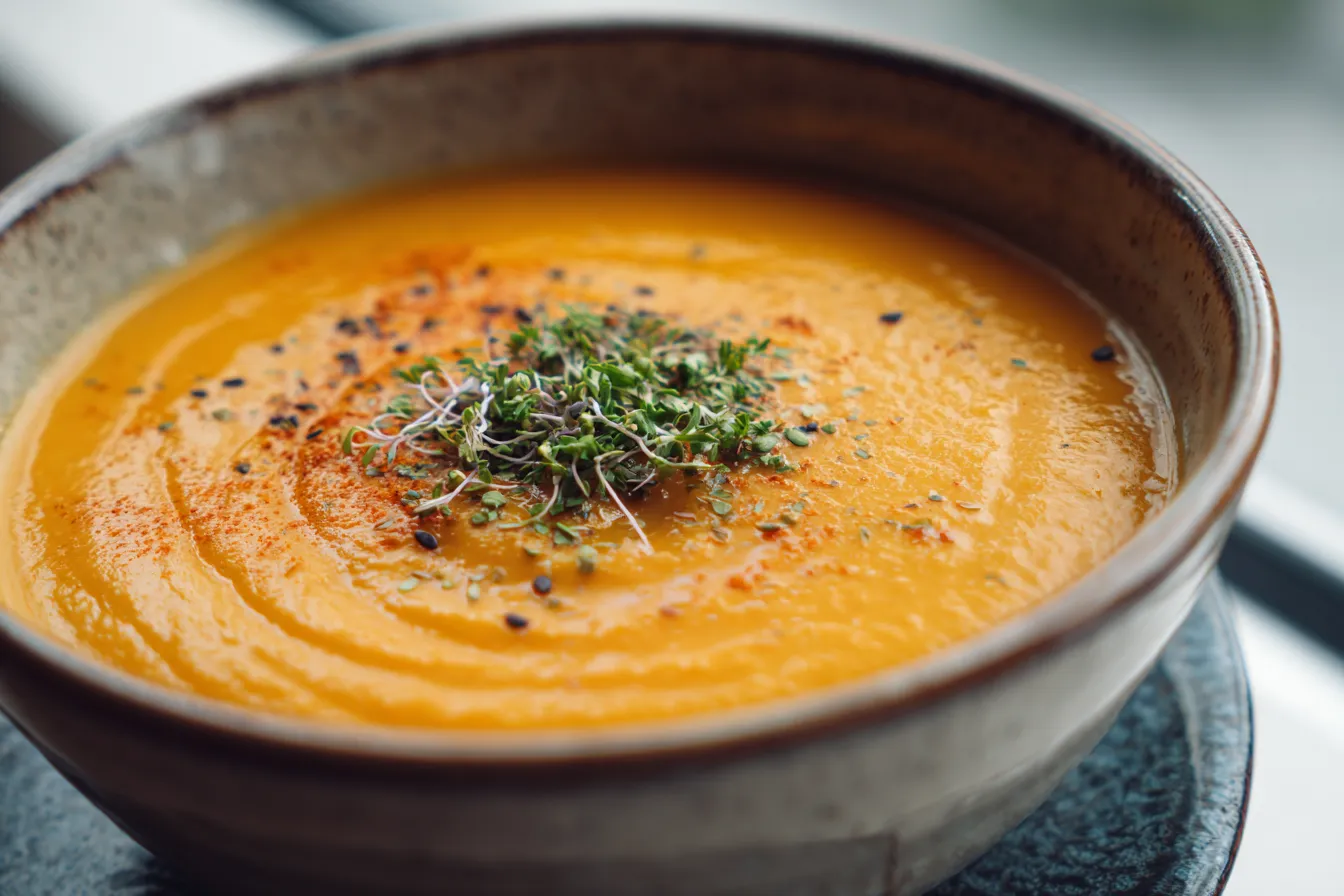 Delicious Vegan Carrot Potato Soup Recipe for Healthy Eating 3 Vegan Carrot Potato Soup upscaled 68c989834c0eb