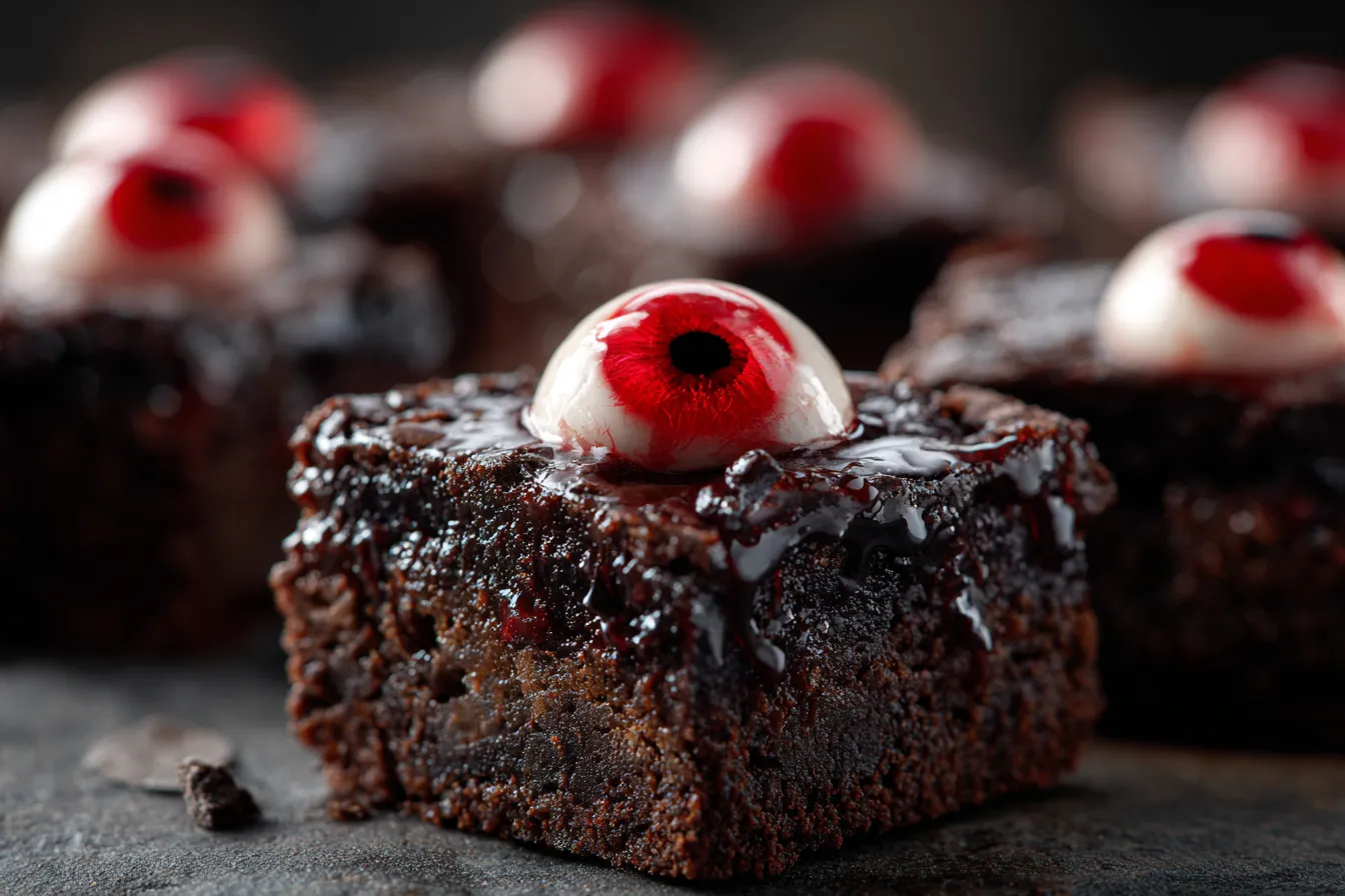 halloween desserts Eyeball Brownies upscaled 68d506aed8bf2
