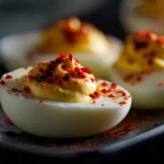 Creepy Deviled Eggs for Halloween