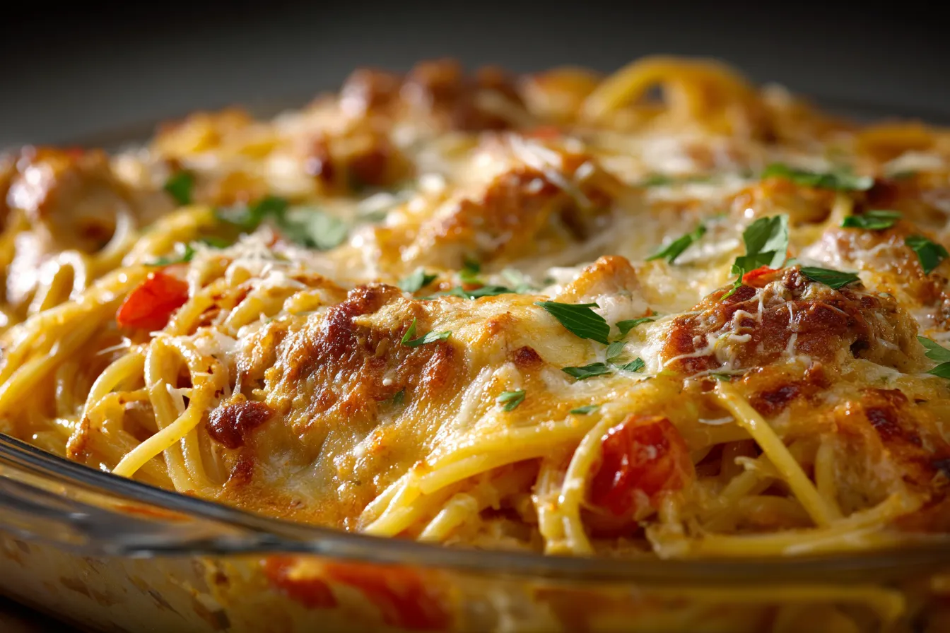 Irresistible Spicy Southern Chicken Spaghetti Casserole Recipe 4 Irresistible Spicy Southern Chicken upscaled 68dd435bf1e27
