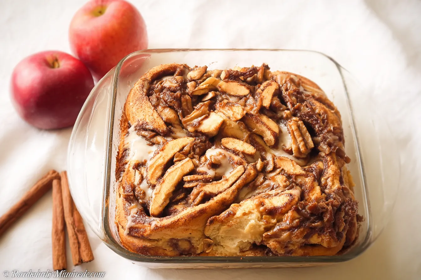 Apple Cinnamon Roll Cake