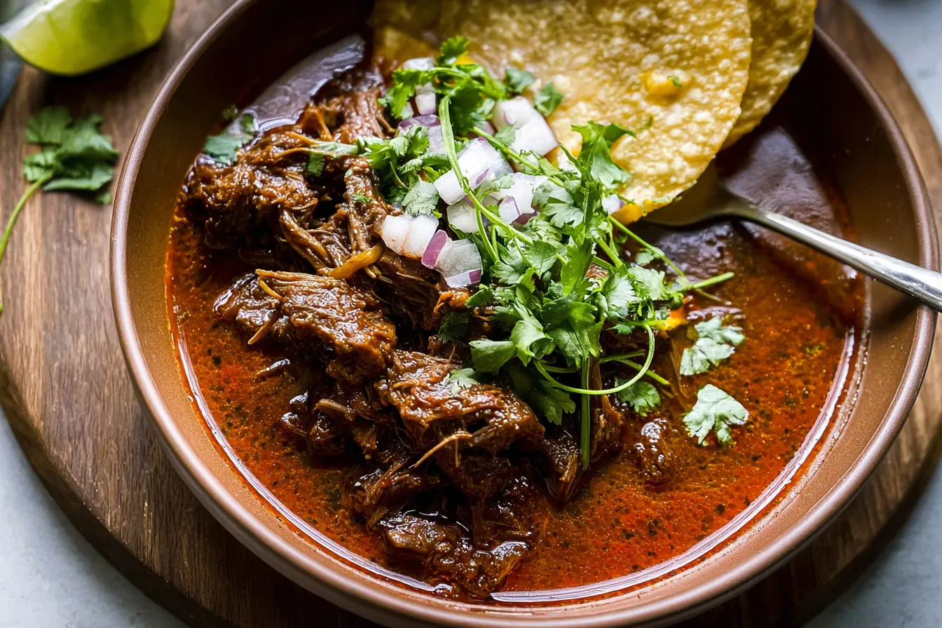 Delicious Birria Tacos Plate