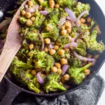 Broccoli & Chickpea Stir Fry - Colorful and Nutritious Dish