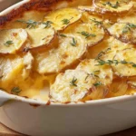 Cheesy Potato Gratin Ready to Serve