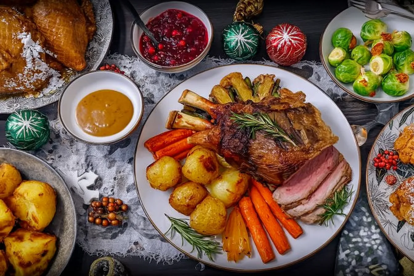 Christmas Dinner for a Large Group