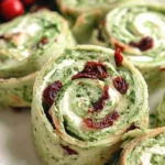 Delicious Christmas Spinach Tortilla Pinwheels Ready to Serve