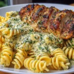 Creamy Garlic Parmesan Chicken with Cheesy Twisted Pasta - A Delight! 3 Creamy Garlic Parmesan Chicken with Cheesy Twisted Pasta