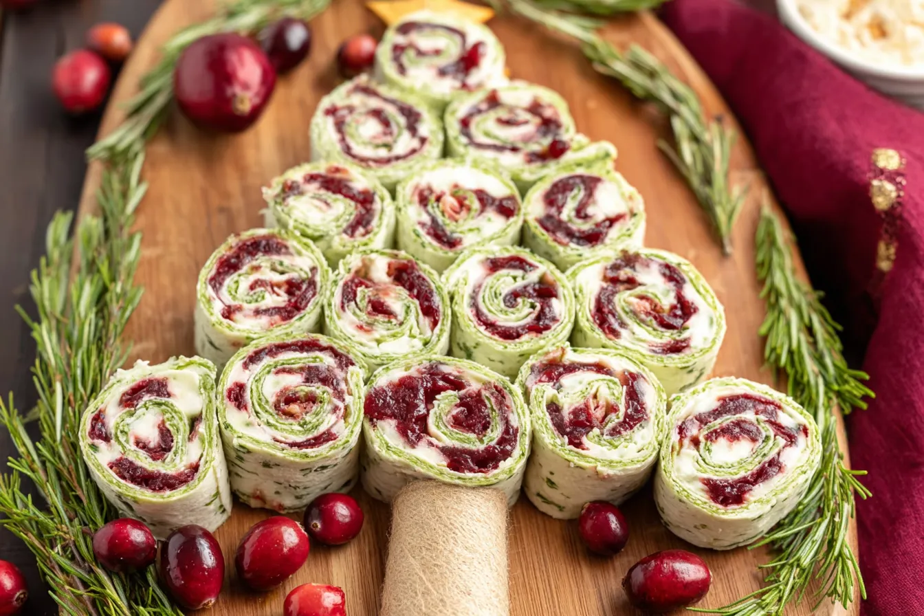 Festive Christmas Cranberry Roll Ups - Delicious Holiday Snack