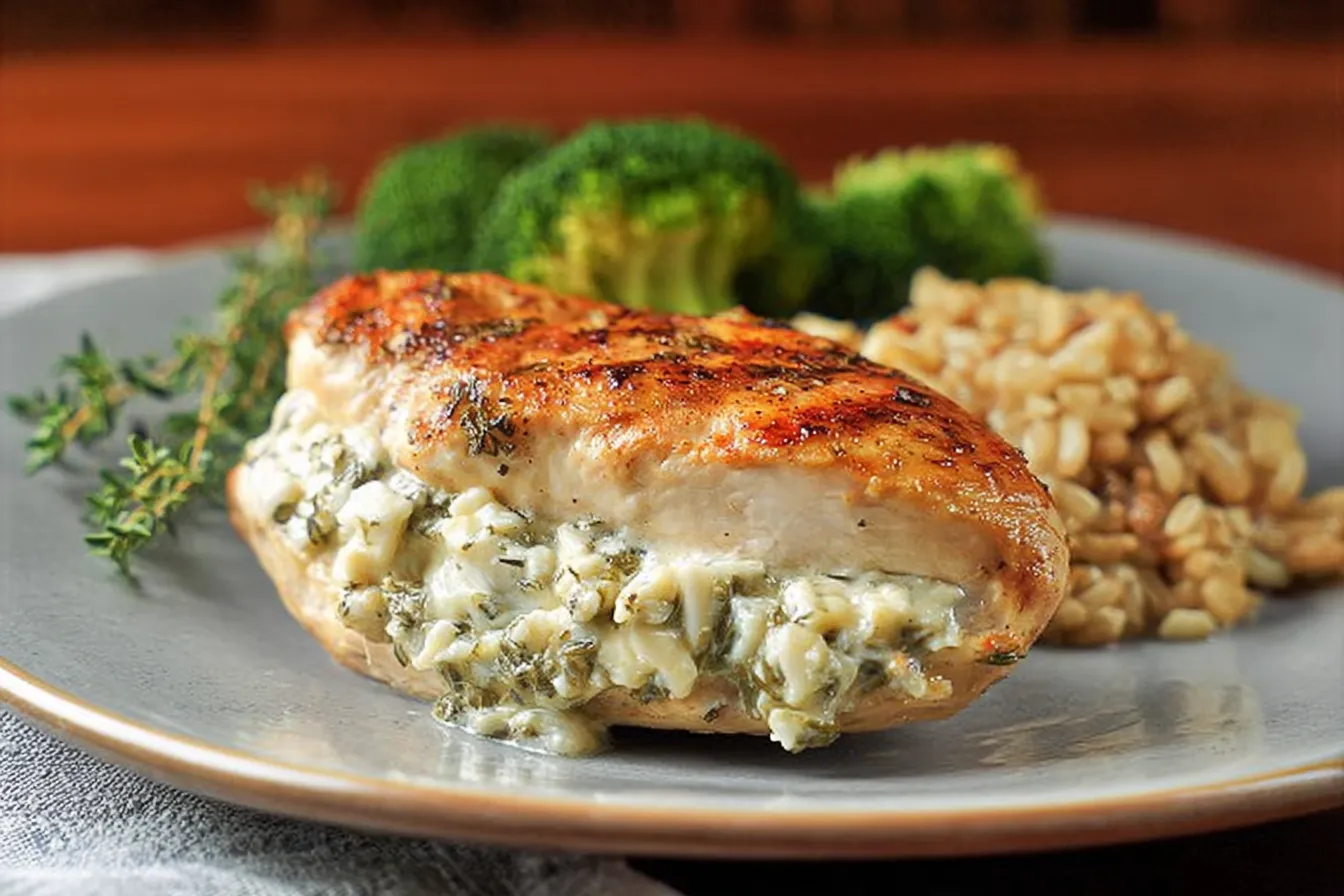 Garlic Cream Cheese Stuffed Chicken – A Flavorful Delight