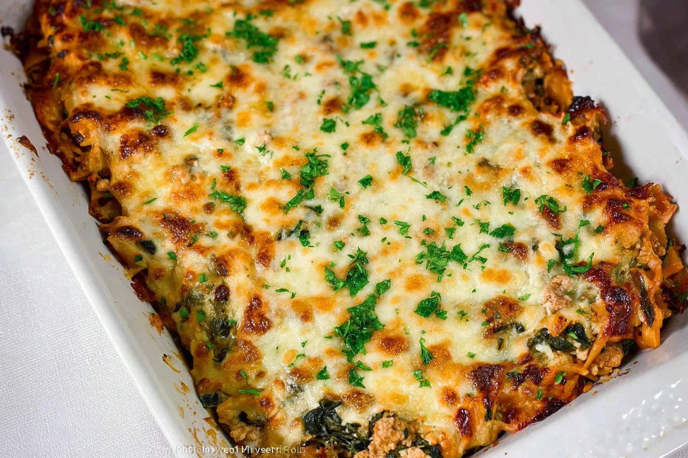 Healthy Turkey & Spinach Bake: A Deliciously Nutritious Meal Healthy Turkey & Spinach Bake Fresh Ingredients